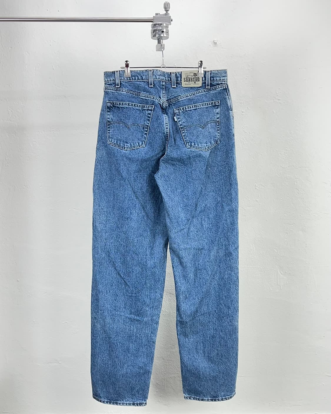 90s 리바이스 실버탭 배기핏 연청 데님 팬츠 상품이미지6