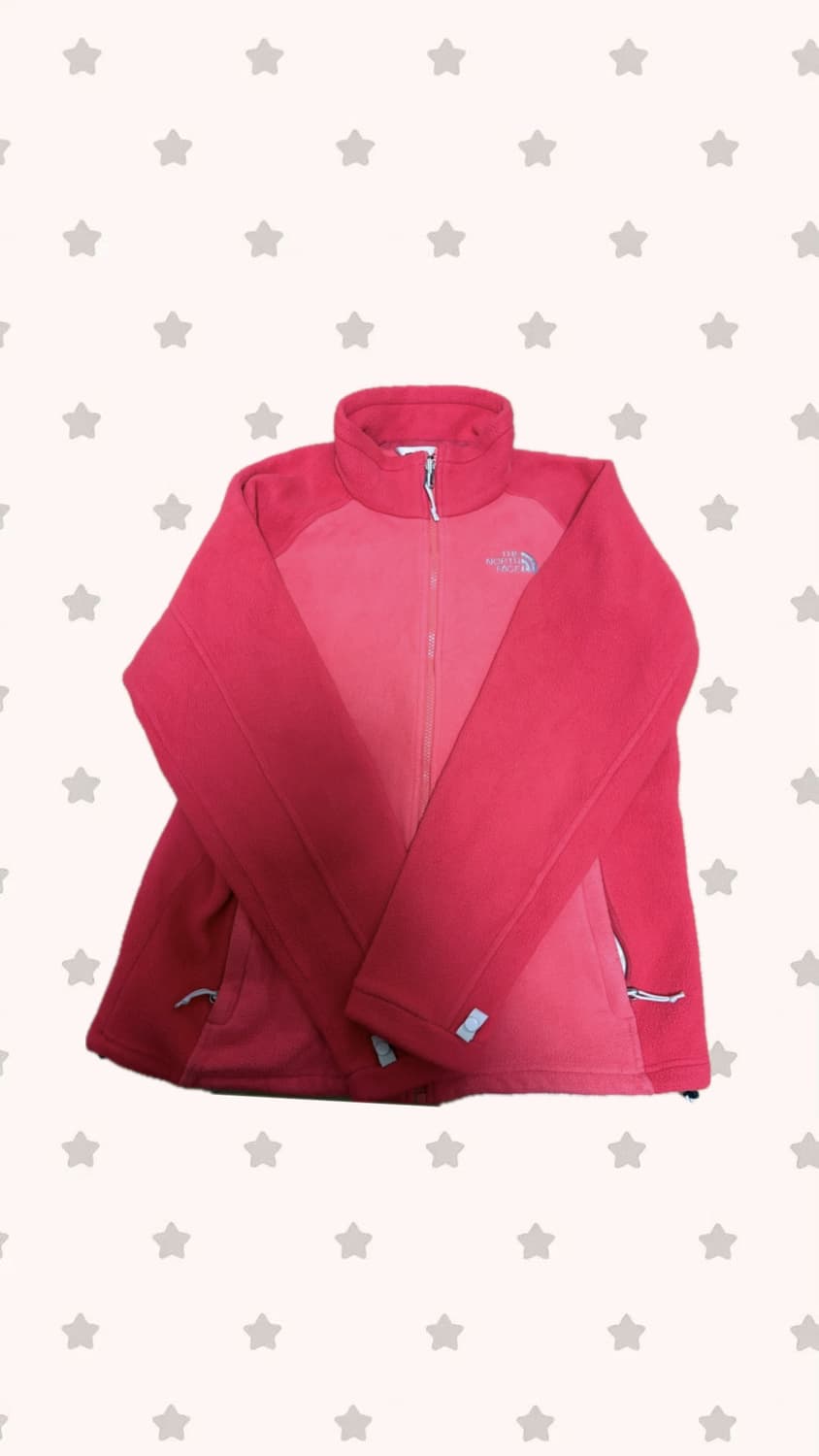 노스페이스 빈티지 후리스 코랄 핑크 레드  상품이미지1