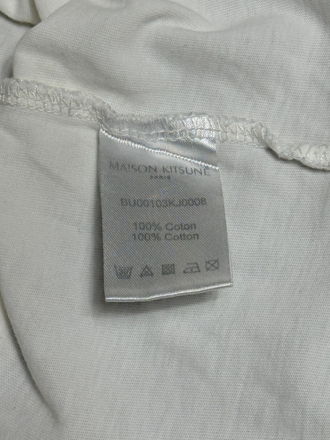 메종 키츠네 더블 폭스 헤드 패치 반팔 티셔츠 상품이미지5