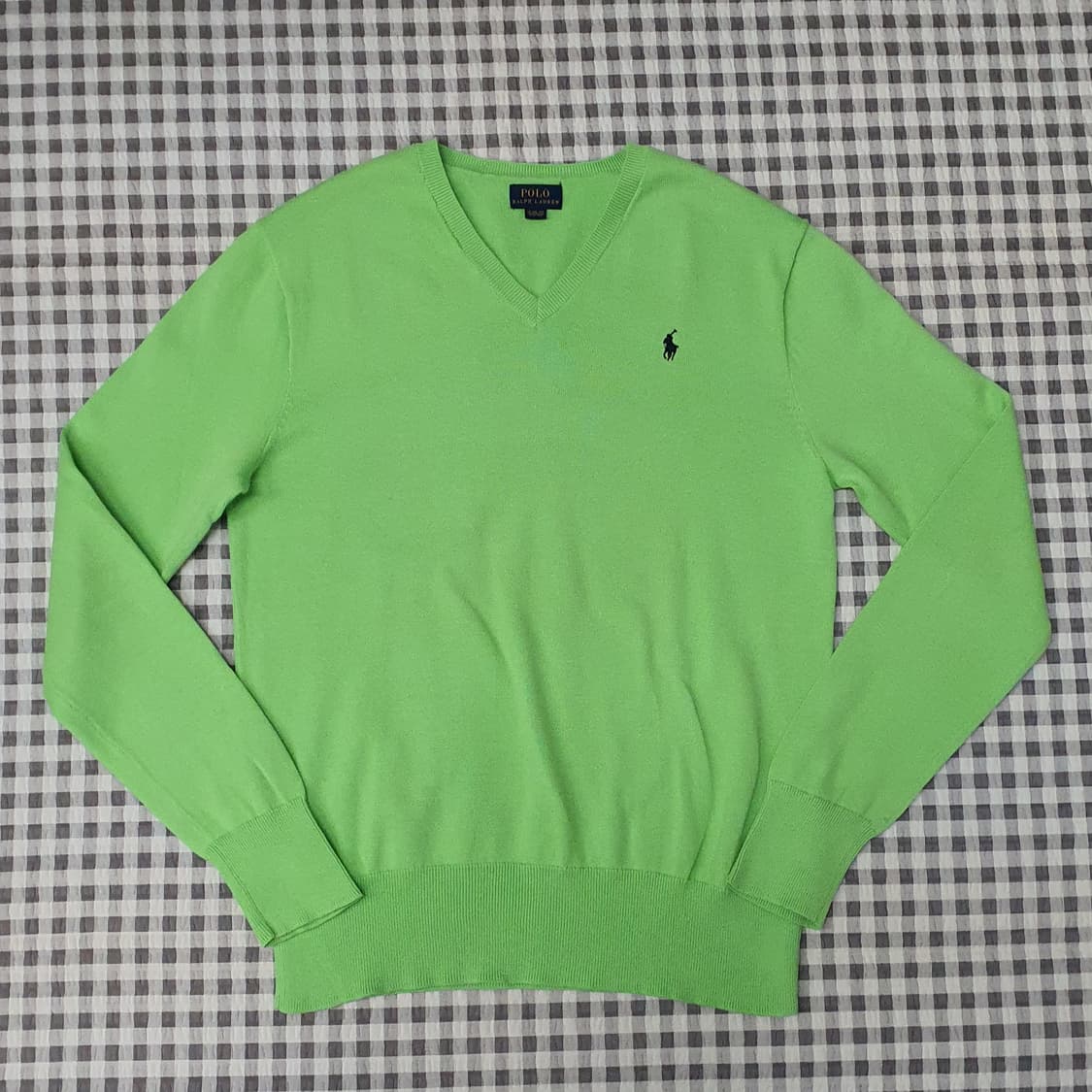 폴로 랄프로렌 브이넥 면니트 남자95 상품이미지1