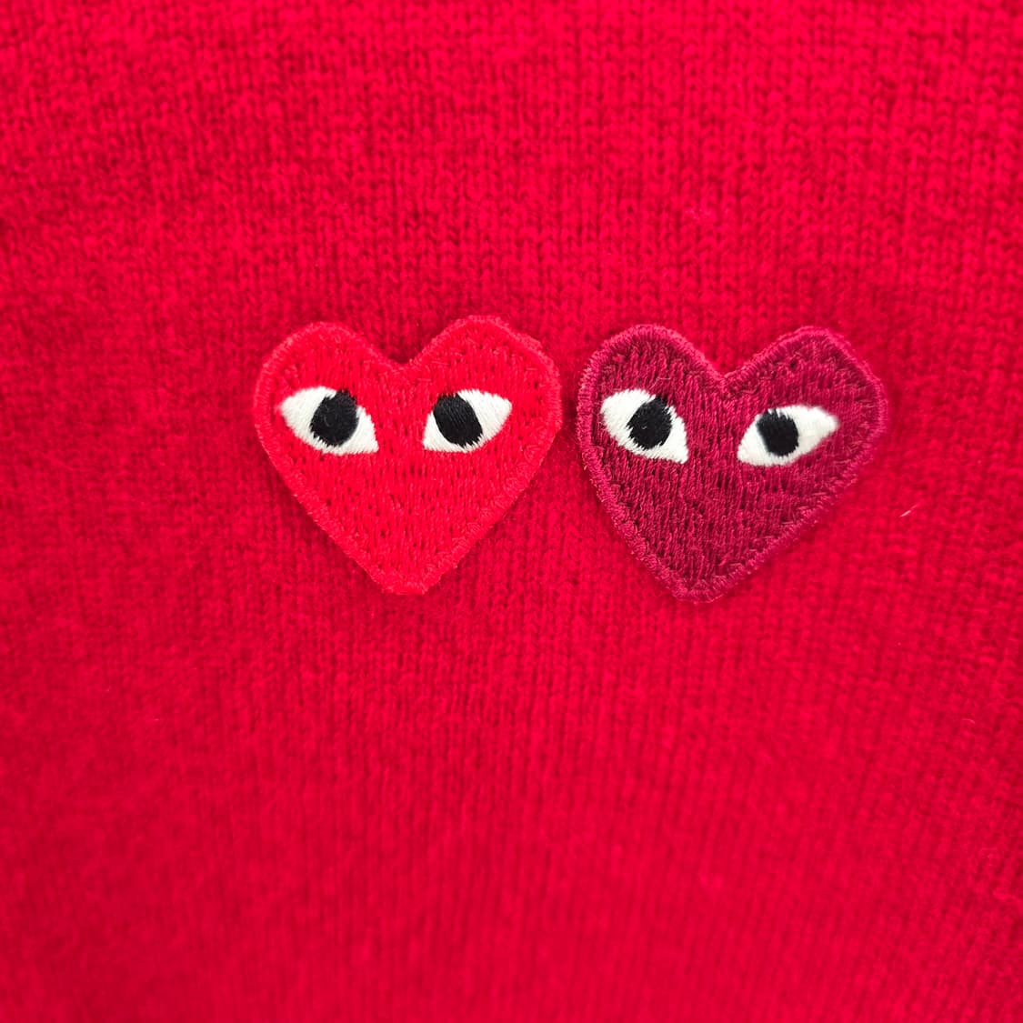 꼼데가르송 더블 와펜 가디건 m사이즈 95 판매 상품이미지2