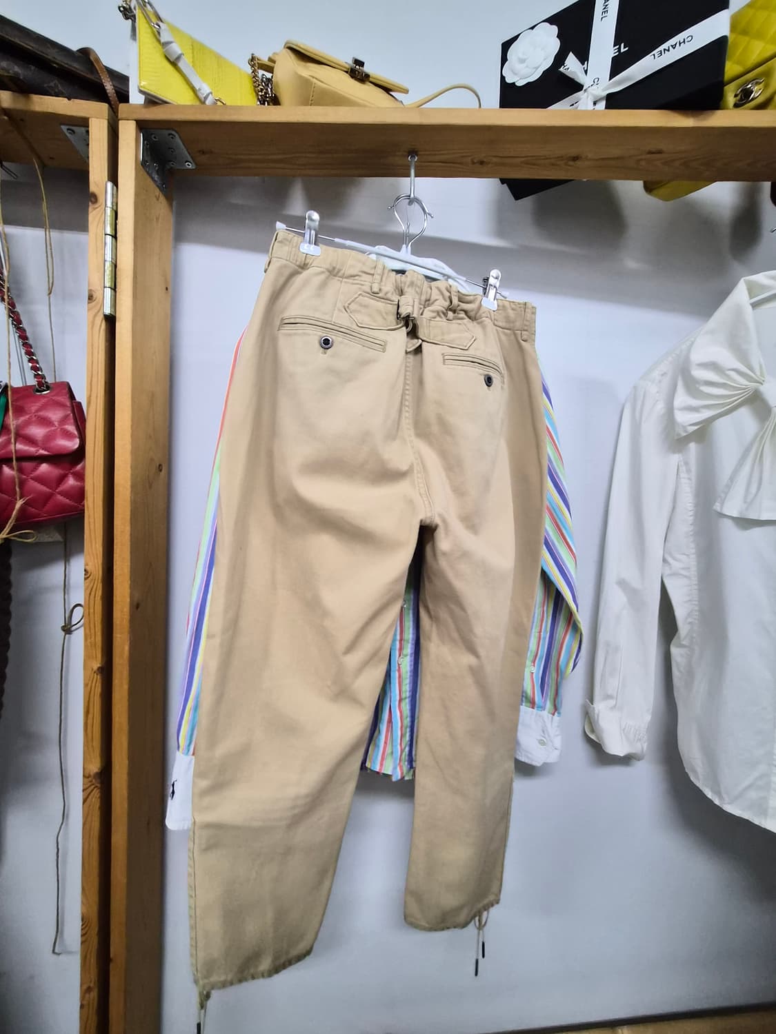 폴로랄프로렌 레인보우 스트라이프셔츠. 폴로랄프로렌 배럴팬츠 상품이미지8