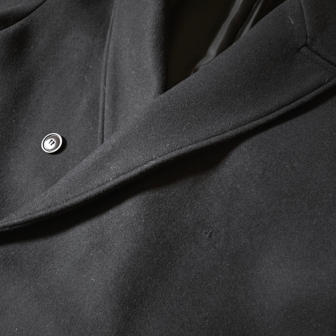 쿠어 MTR 오버핏 더블 롱 코트 L 블랙 상품이미지5