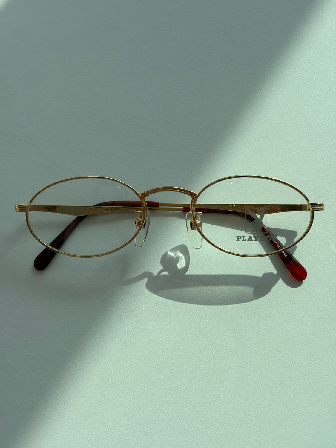 [데드스탁] 90s PLAYBOY 플레이보이 안경테 금테 (새제품) 상품이미지4