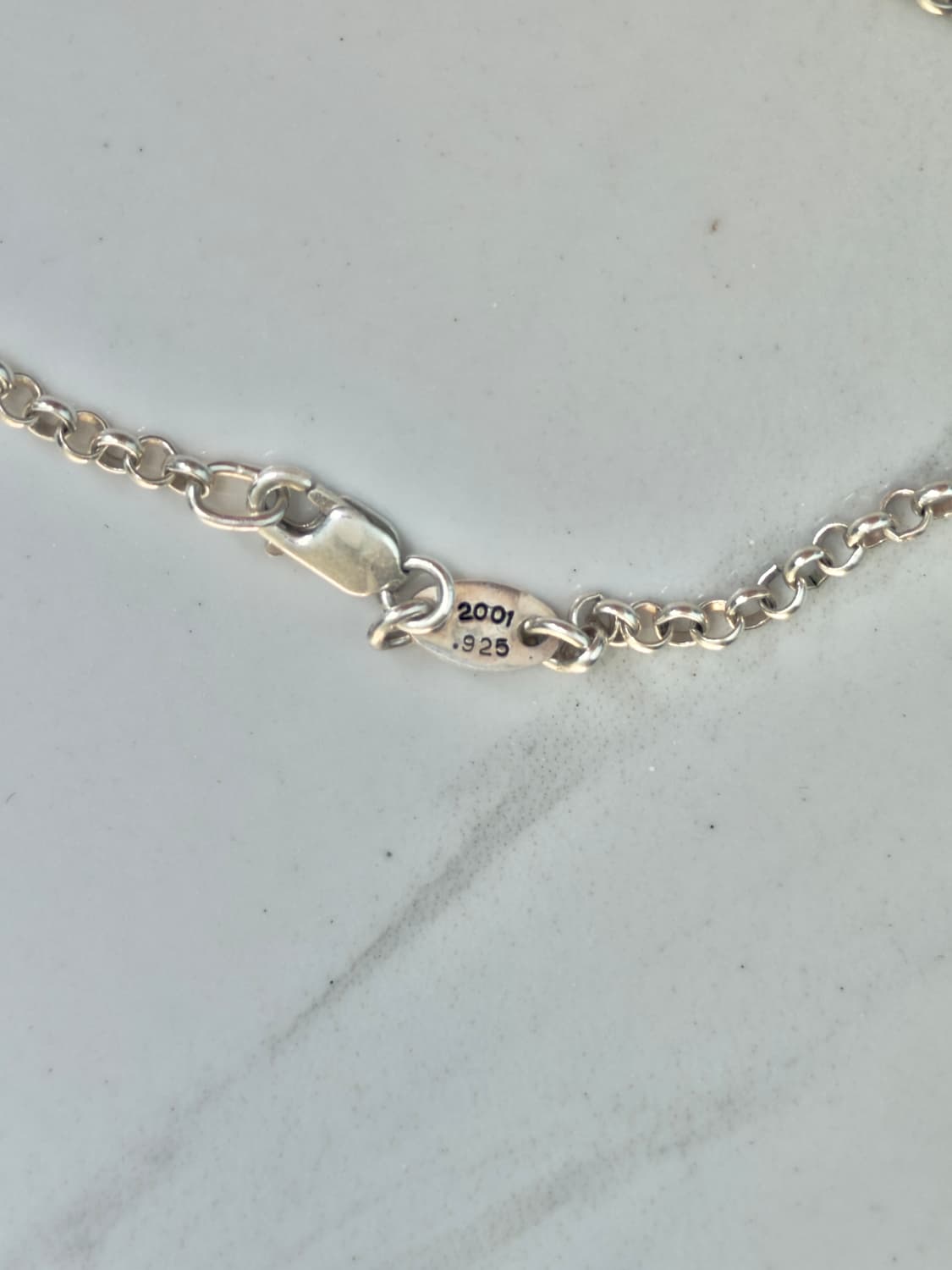 새상품 크롬하츠 세이프티핀 1P 다이아 파베 일체형 목걸이 영수증O 상품이미지5