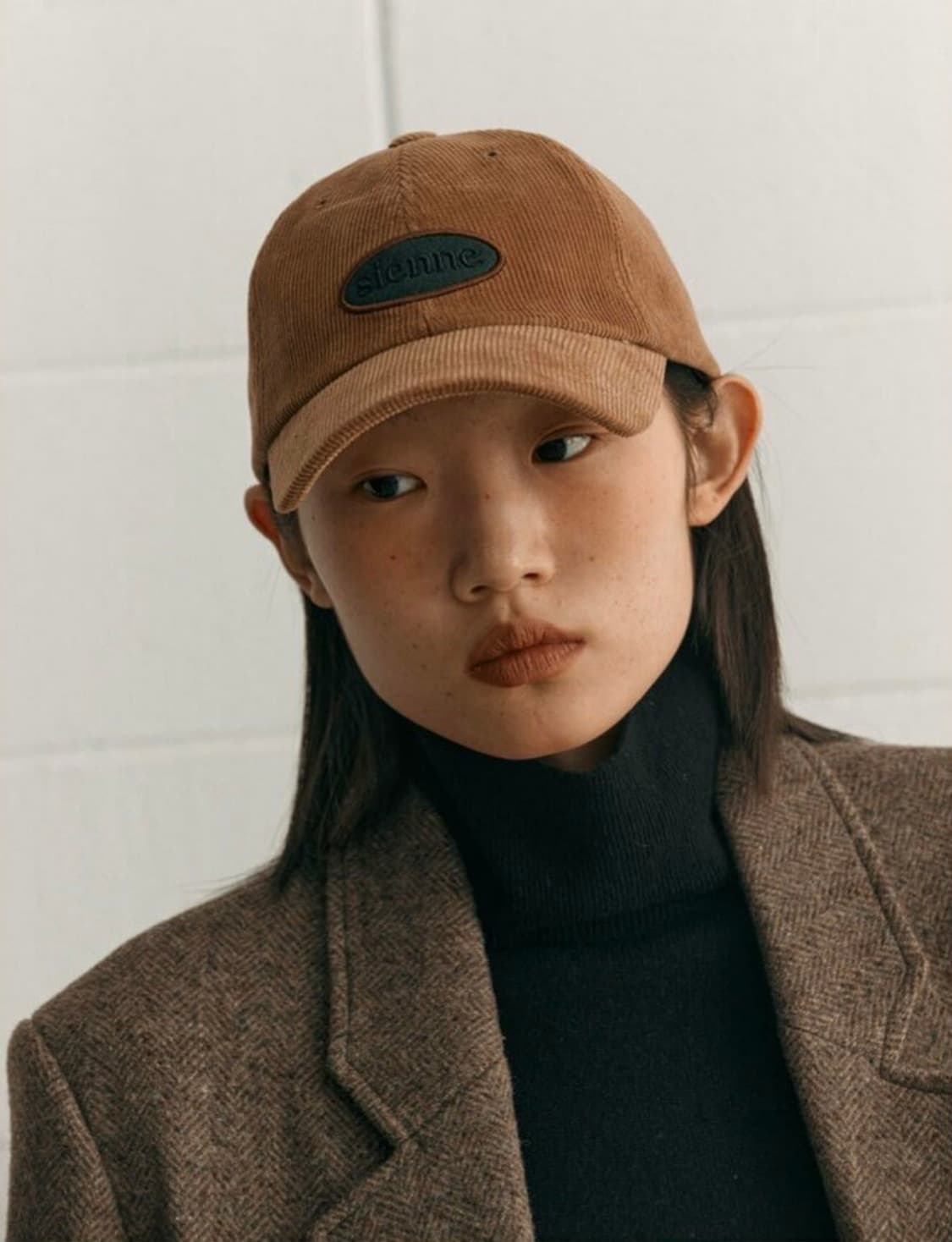 시엔느 시그니처 볼 캡 카멜 상품이미지3