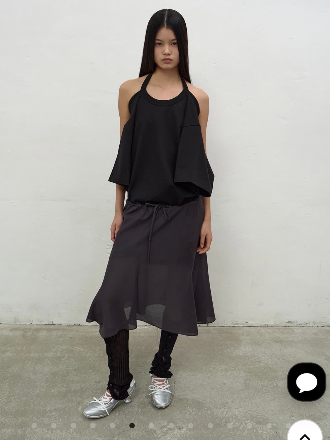 LCDC HALTERNECK OVERSIZED T-SHIRT 상품이미지4