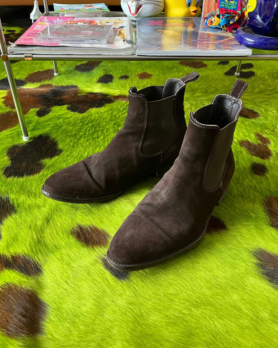 Old Vibram Itlian Leather Suede Boots 상품이미지2