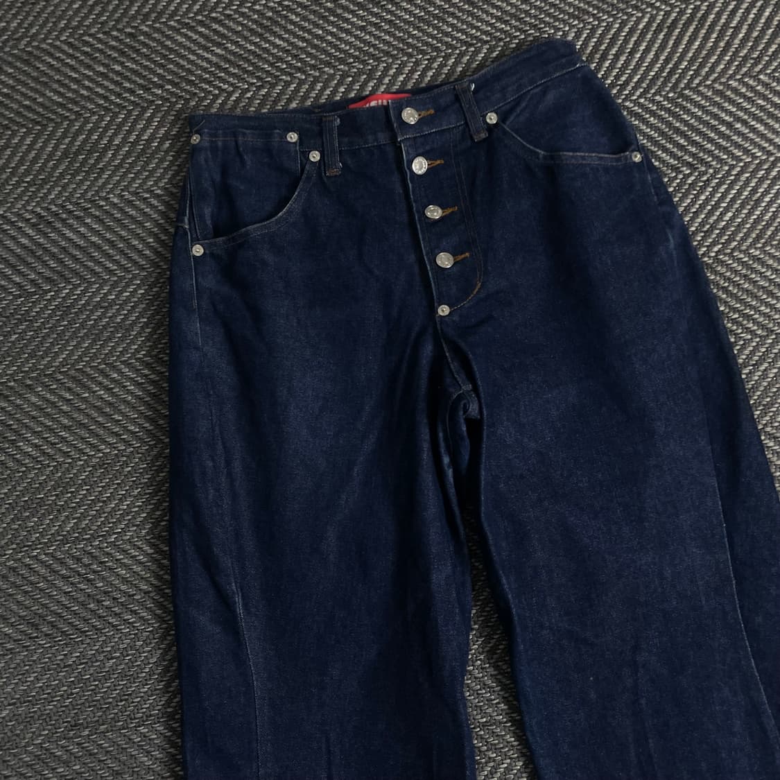 에비수 일판 오리지날 엔지니어드진 커브드 데님 팬츠o 3588 상품이미지4