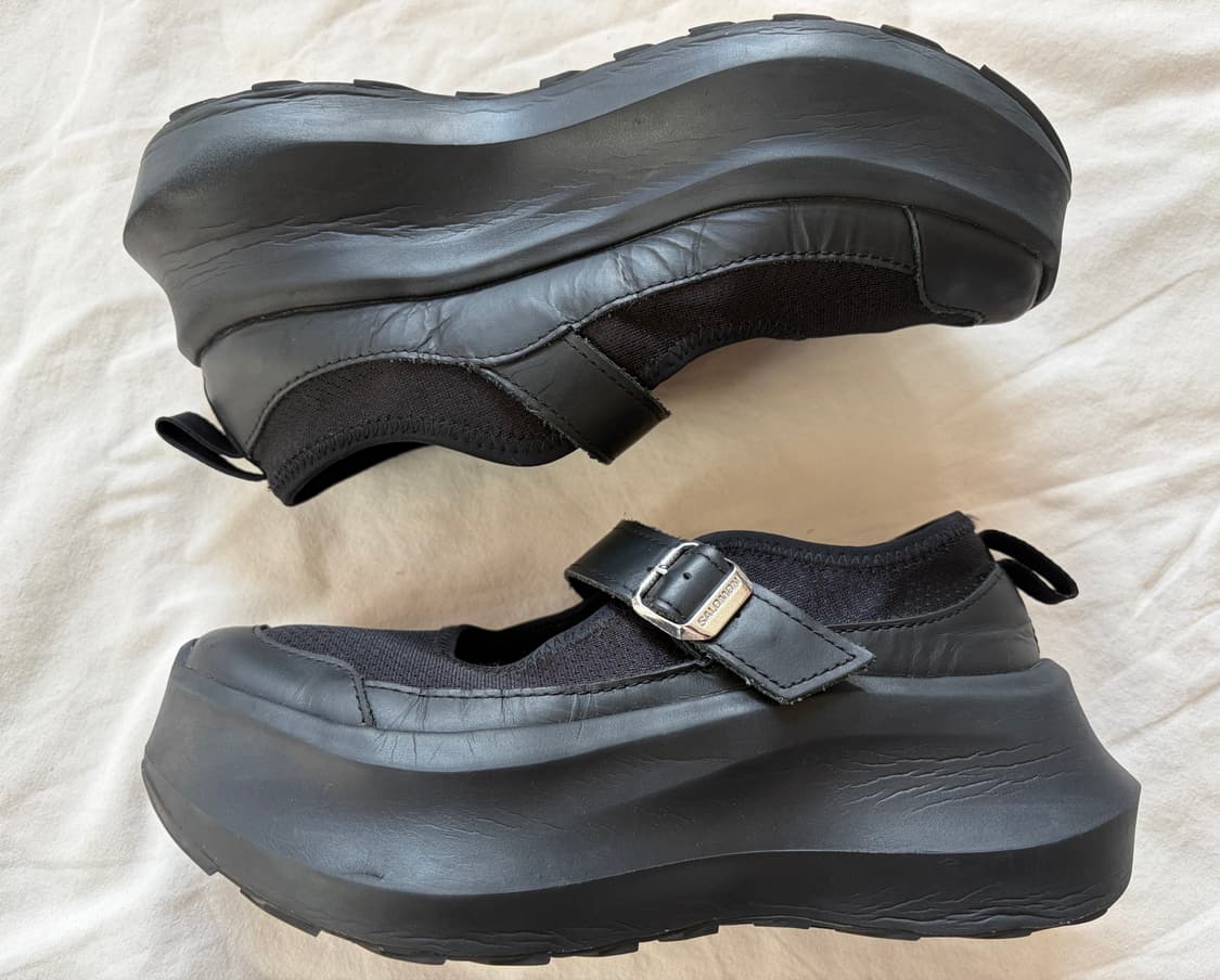 살로몬 x 꼼데가르송 RX 메리제인 플랫폼 블랙  CDG  SALOMON 상품이미지2