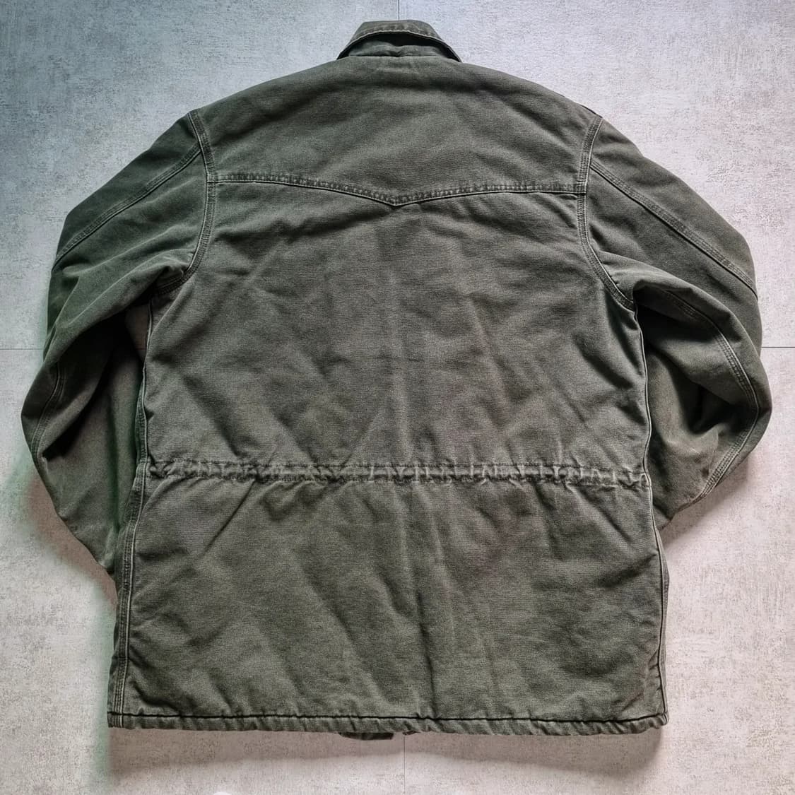 00s USA 칼하트 C46 모스그린 파카 L sz 상품이미지10