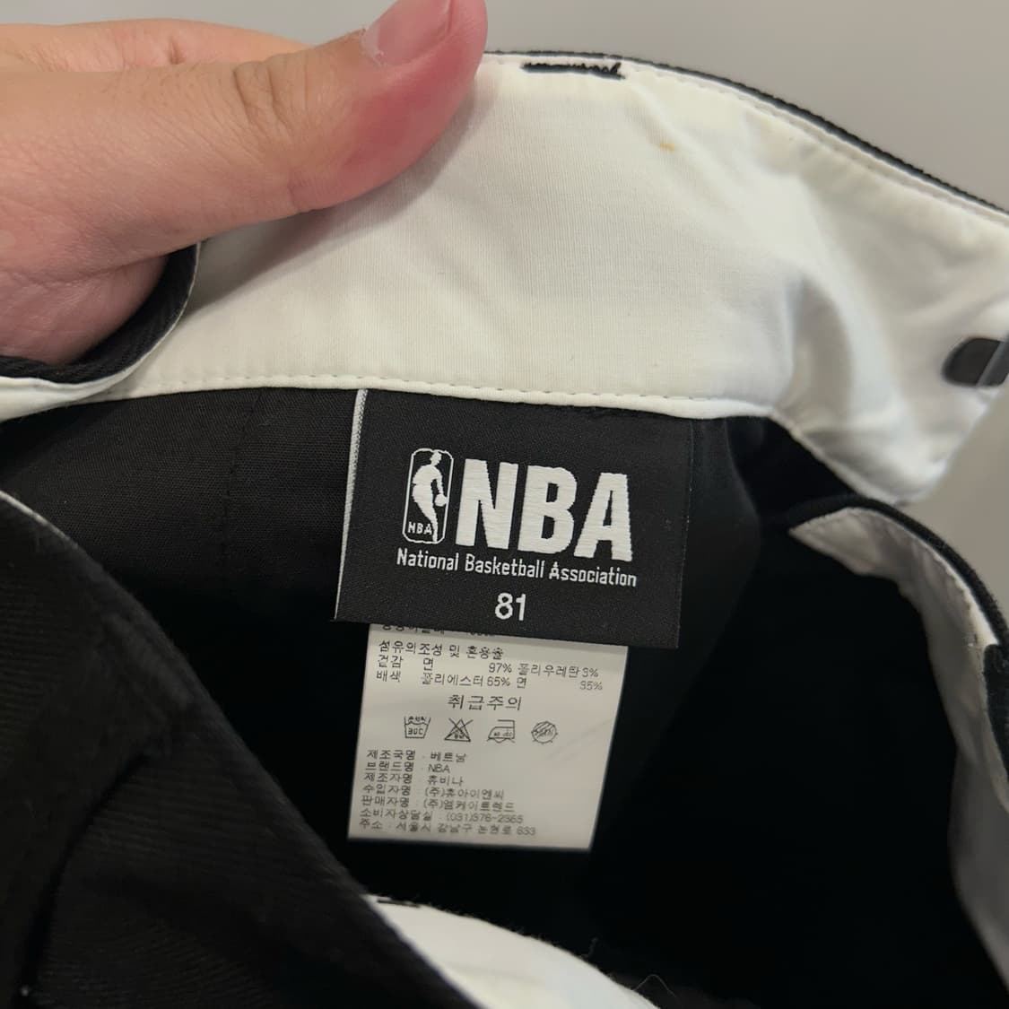 NBA 시카고 불스 커스텀 패치 코튼 버뮤다 팬츠 상품이미지4