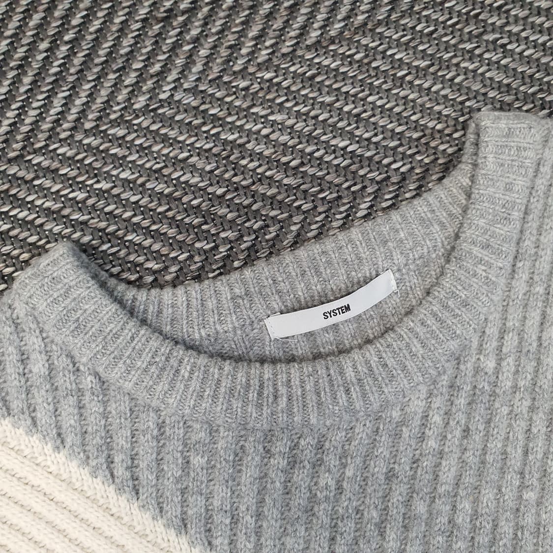 한섬 시스템 울 캐시미어 니트 남자110~115 상품이미지2