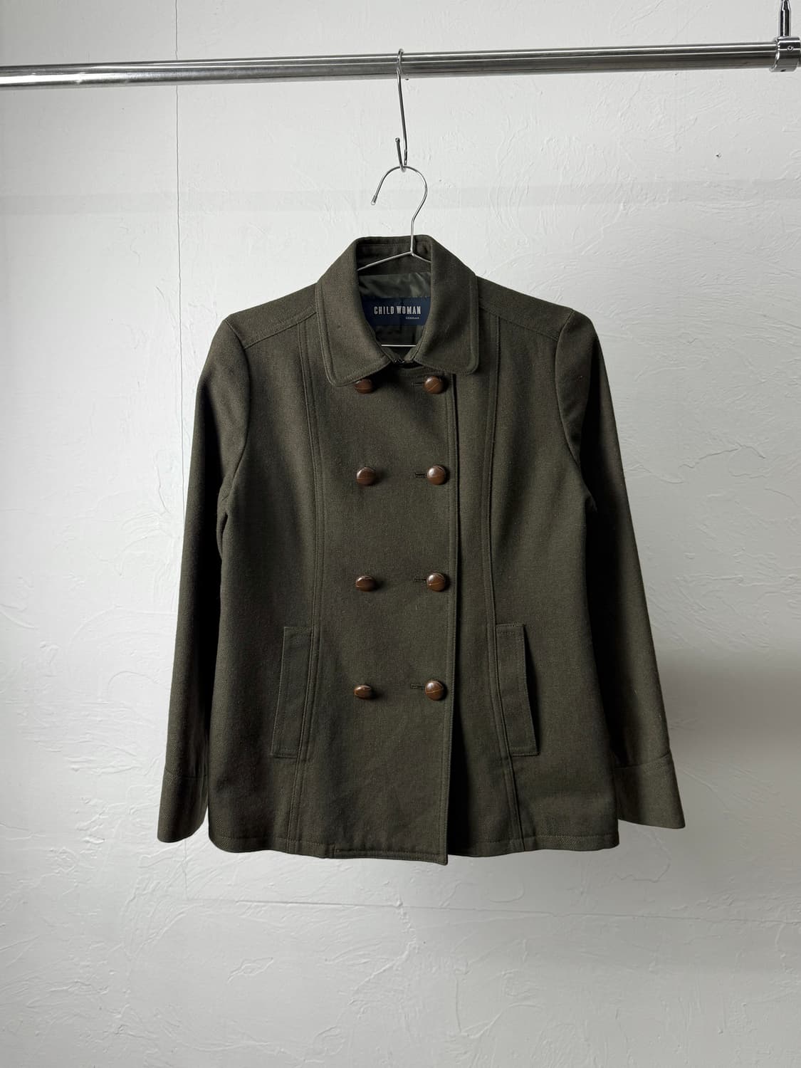 Child Woman 더블 브레스트 울 자켓 상품이미지1