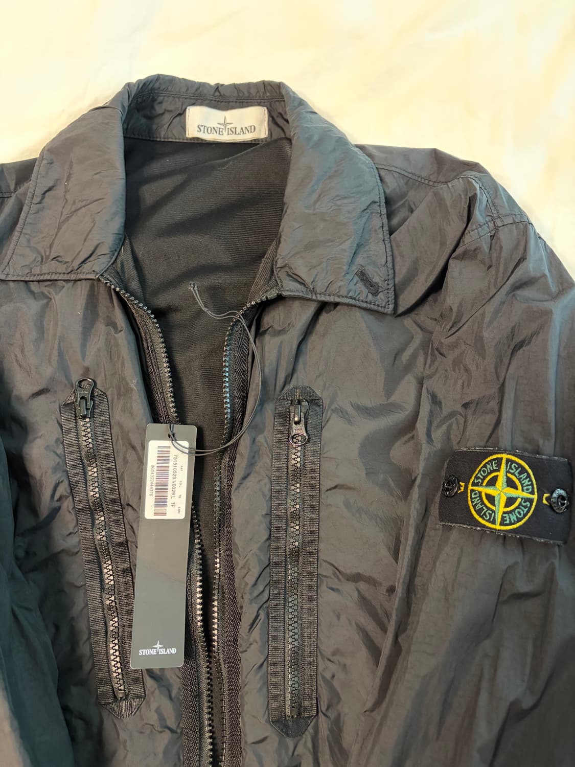 [L] 스톤아일랜드 크링클랩스 셔츠 자켓 상품이미지2