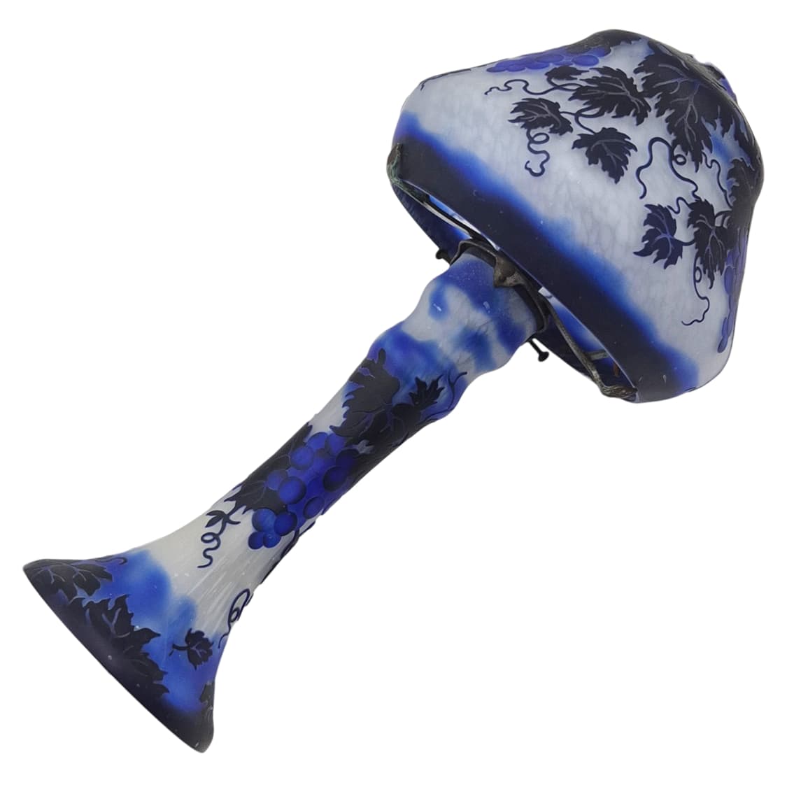 80s 엔틱 불투명 포도 나무 머쉬룸 스탠드 램프 상품이미지6