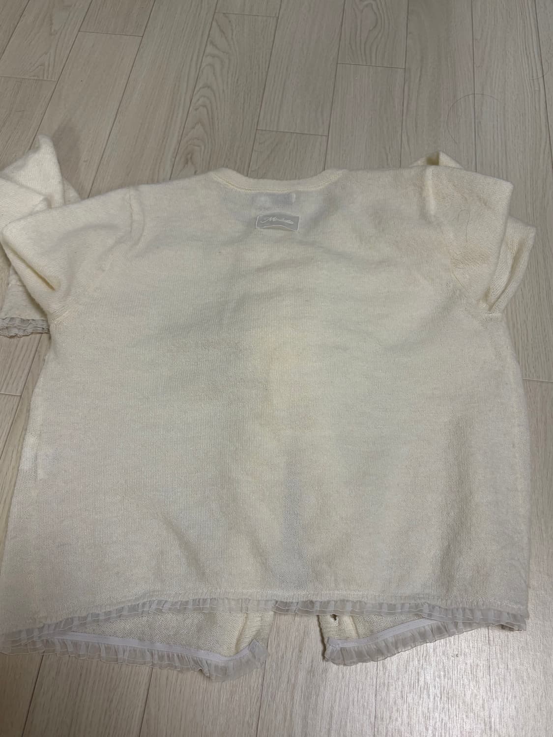 미치코런던코시노 아이보리 가디건 상품이미지4