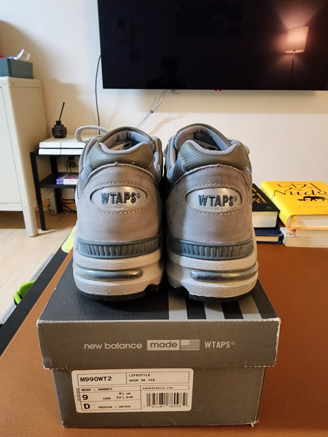 뉴발란스 더블탭스 990v2 그레이 270 상품이미지3