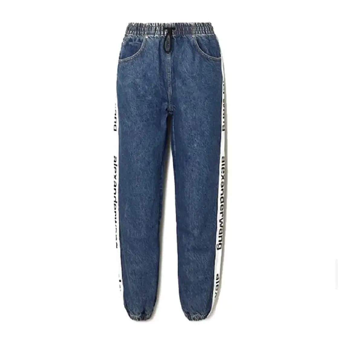 알렉산더왕 Alexander Wang 로고 패널 데님 조거팬츠 사이즈 X 상품이미지5