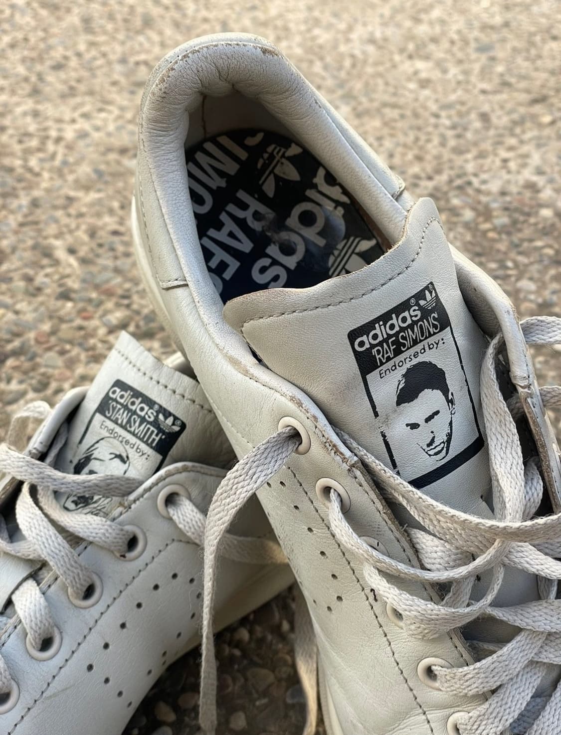 라프시몬스X아디다스 스탠스미스 에이지드 us9.5 상품이미지2