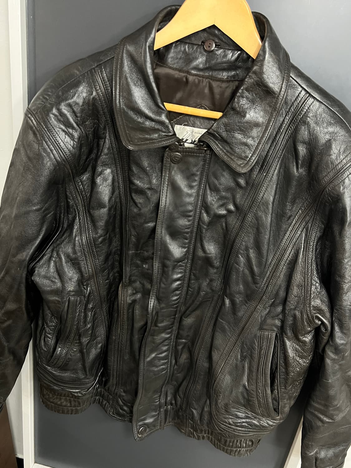 90s' IBEX Vintage 빈티지 양가죽 자켓 상품이미지4