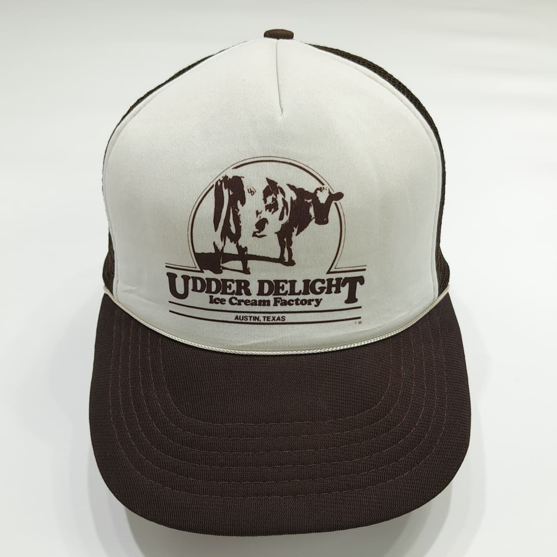 빈티지 Udder Delight 투톤 로프 메쉬 트러커캡 P1304 상품이미지3