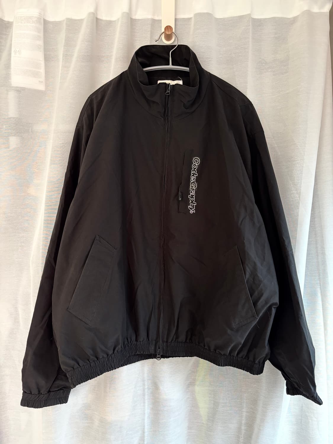 코드그라피 테크 숏 자켓_블랙BDF 상품이미지1