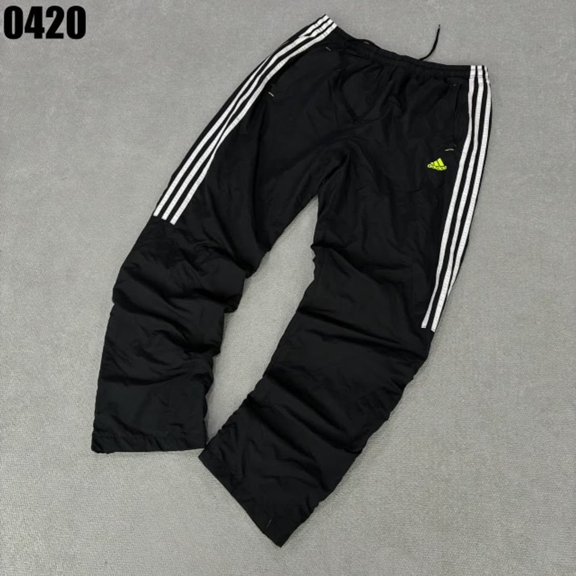 아디다스 삼선 트레이닝 바지 블랙 2XL 상품이미지1