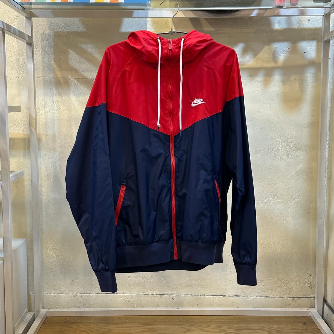나이키 바람막이 자켓 레드/네이비 XL 상품이미지1