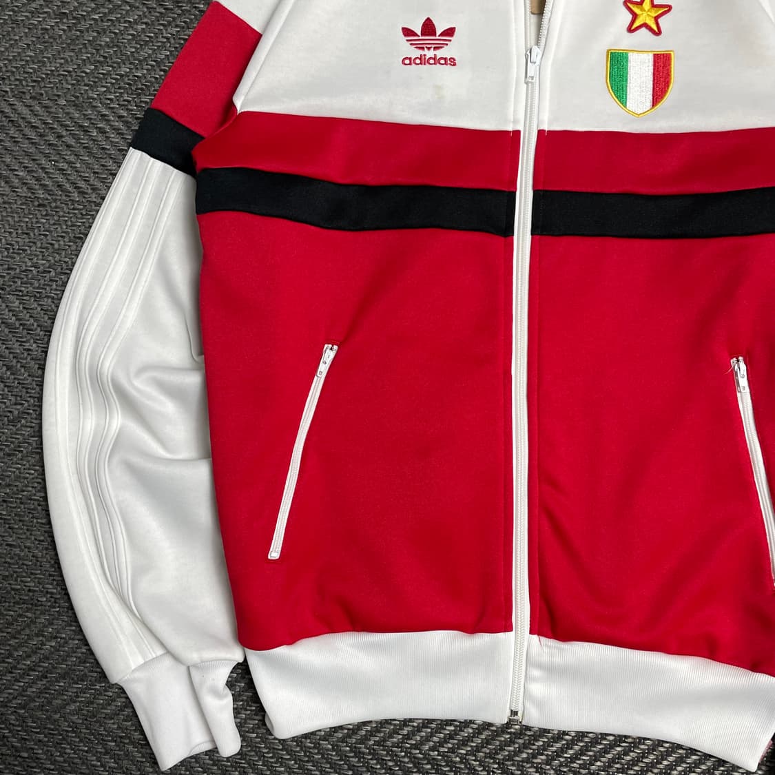 아디다스 09-10 AC밀란 배색 트랙탑 져지o 5167 상품이미지3
