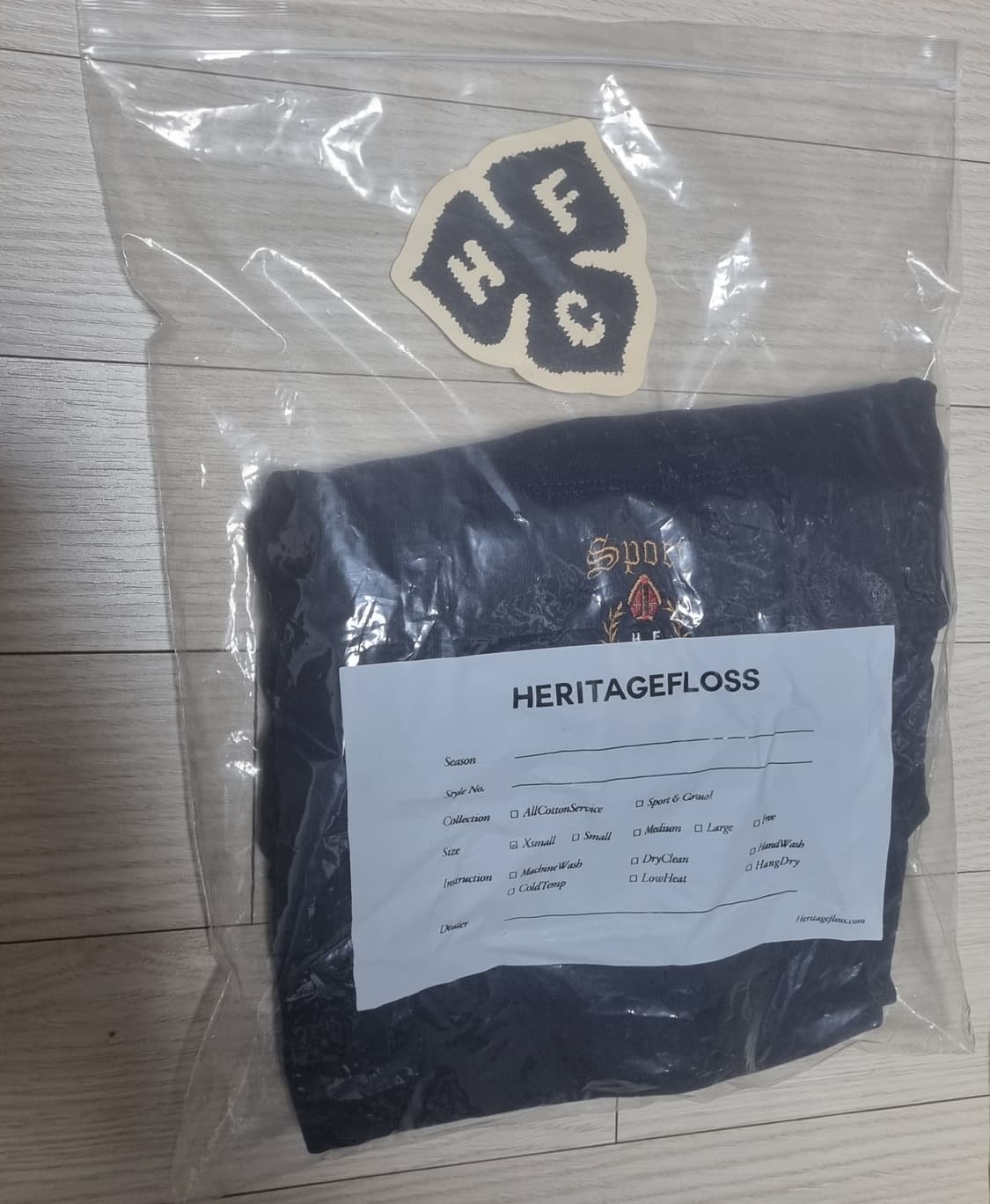 헤리티지플로스 롱슬리브 M 사이즈 새상품 상품이미지3