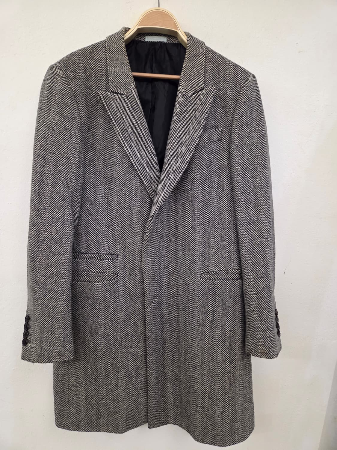 캠브리지 멤버스 남성 헤링본 코트 상품이미지1