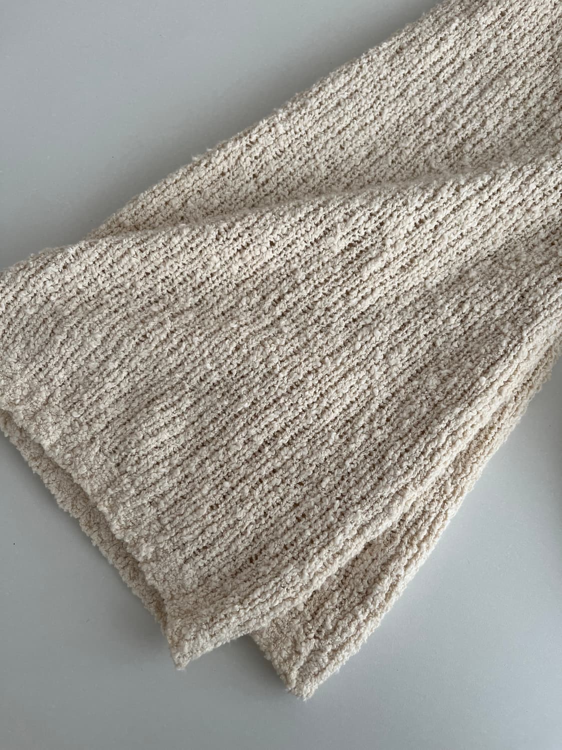 S) 아르켓 오버핏 코튼 니트 아이보리 상품이미지7