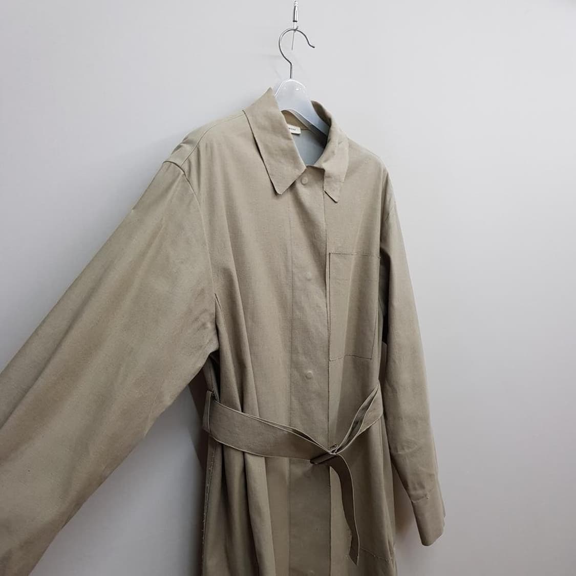 한섬 더캐시미어 벨티드 롱코트 82-94-160사이즈 상품이미지3