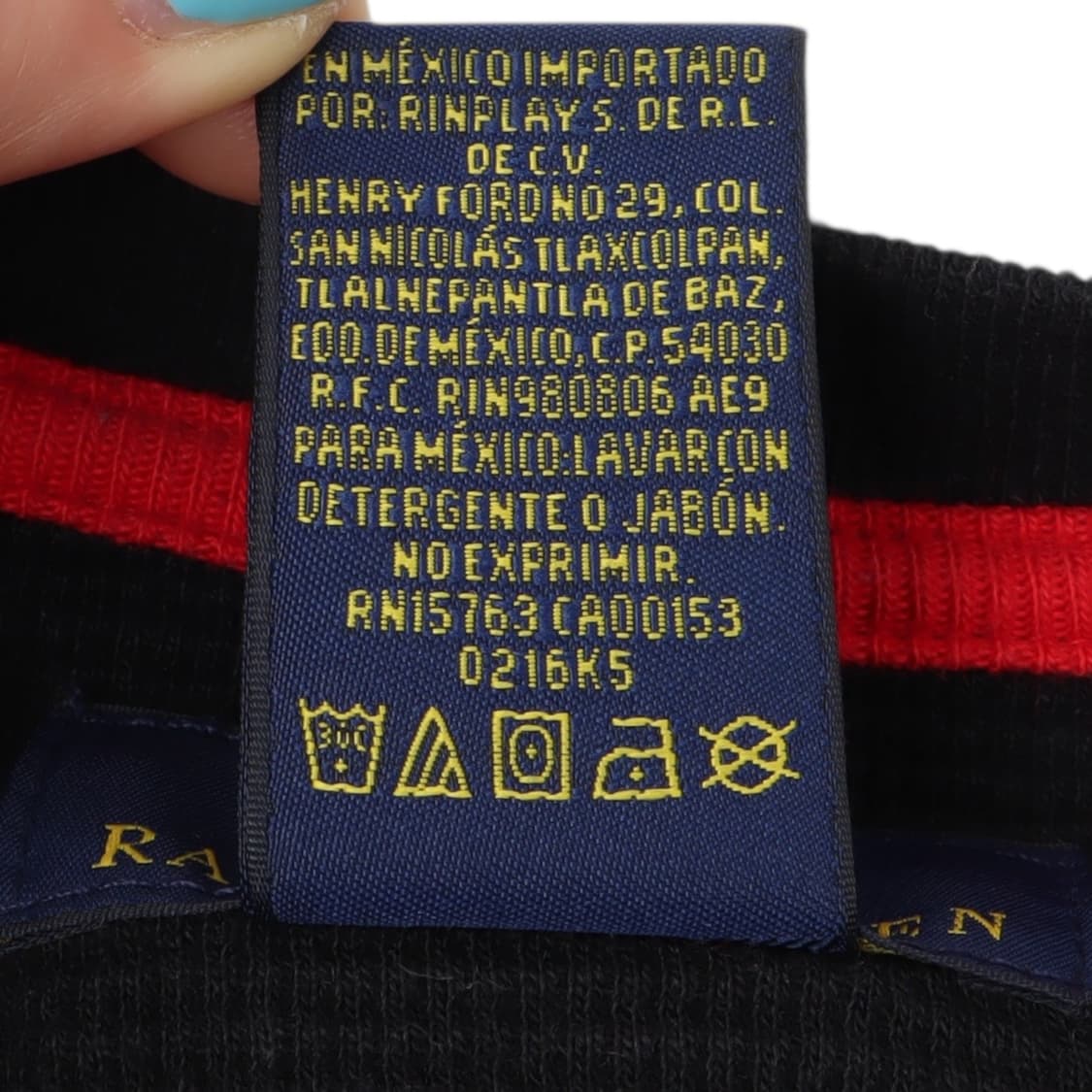 폴로 랄프로렌 블랙 코튼 와플 롱슬리브 상품이미지9