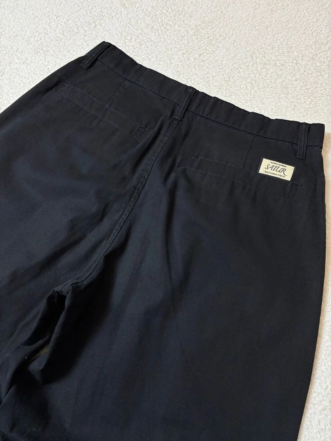 세터 SATUR 투턱 클래식 와이드 친노 팬츠 PN7243 상품이미지7