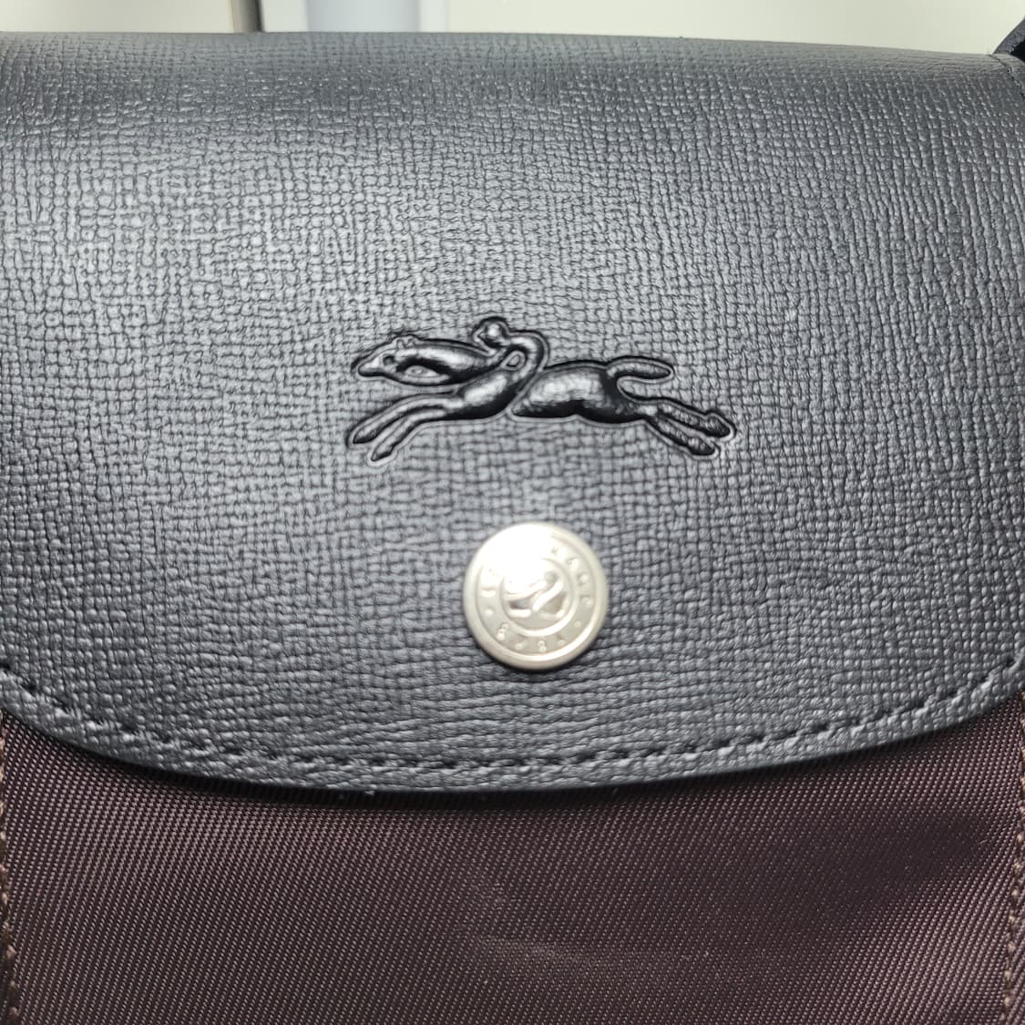 롱샴 르 플리아쥬 에너지 토드겸 크로스백  버건디 상품이미지4