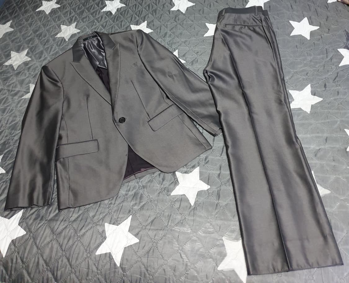 지오송지오 실크혼방 클래식 여성 정장 셋업 (상:M 하:30) 상품이미지1