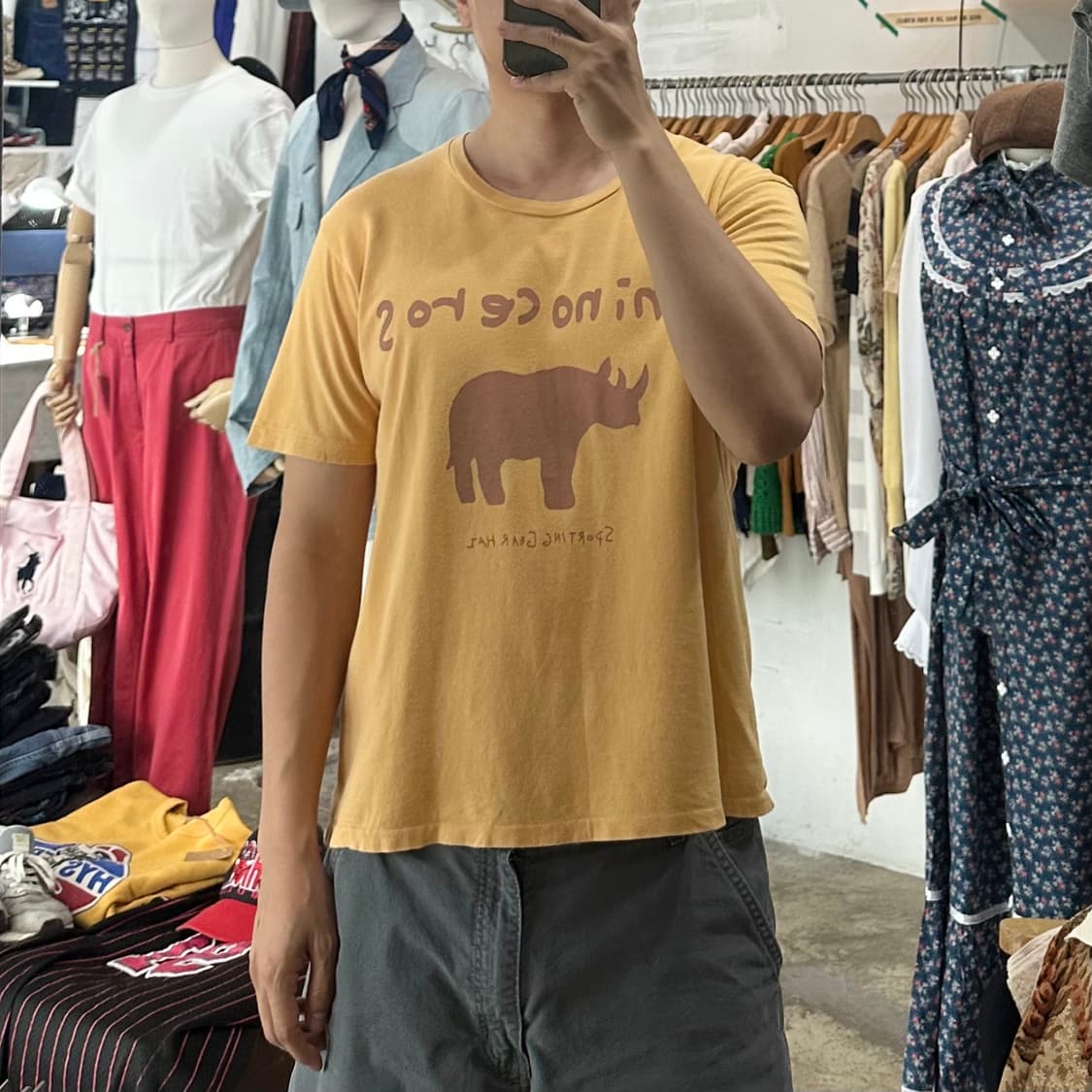 (착용컷) HAI SPORTING GEAR 반팔 티셔츠 (남성용 M) 상품이미지3