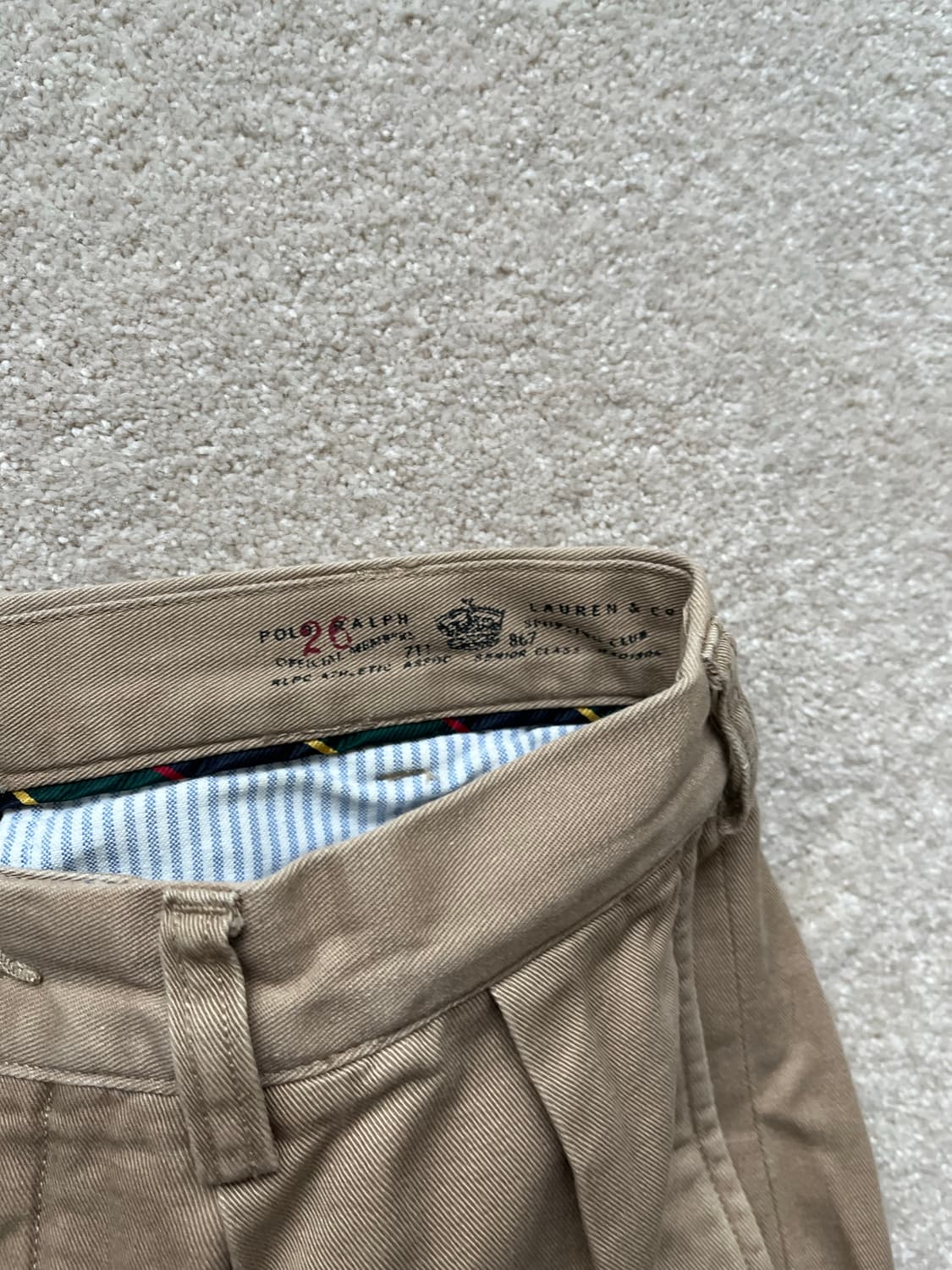 폴로 랄프로렌 플리츠 치노(28-29) 상품이미지5
