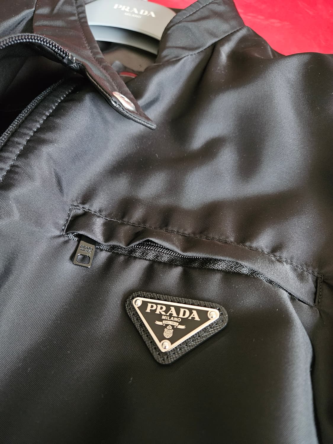 [50] 프라다 리버시블 레더 자켓 상품이미지9