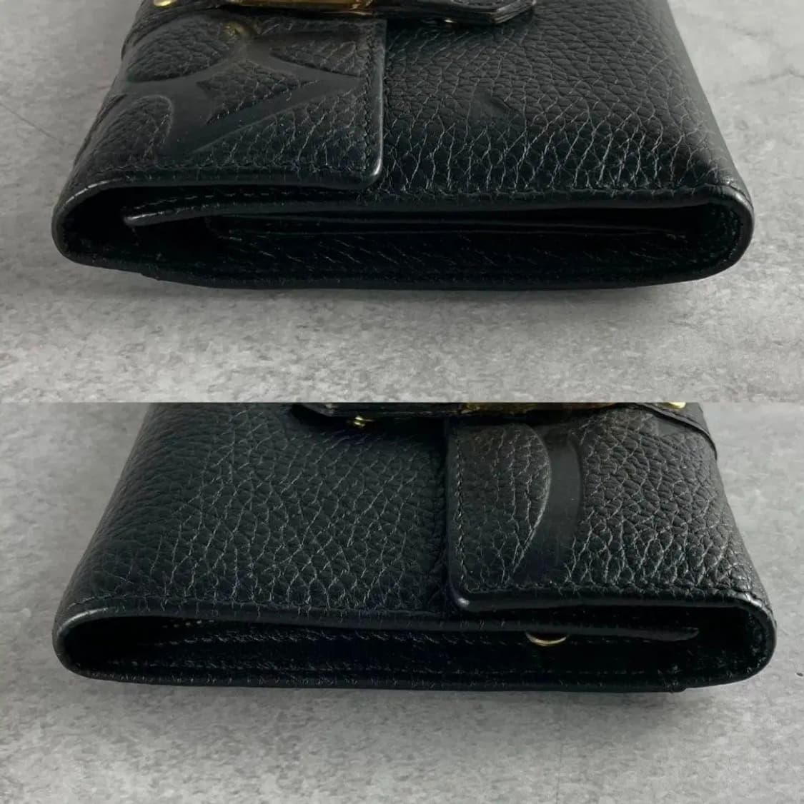 비비안 웨스트우드 트라이 버클 가죽 지갑 상품이미지4