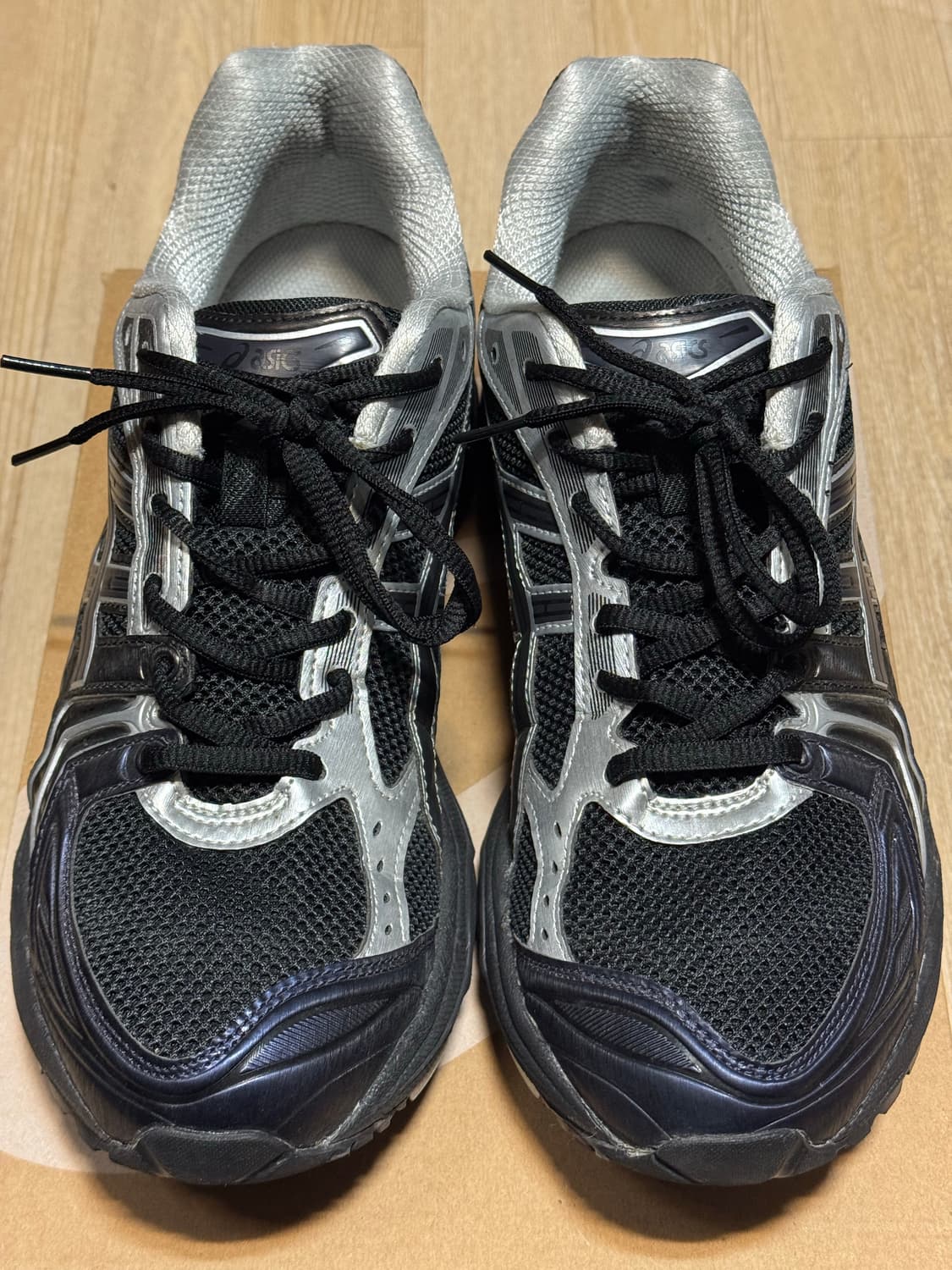 아식스 언더마이카 젤 카야노 14 블랙 퓨어 실버 상품이미지6