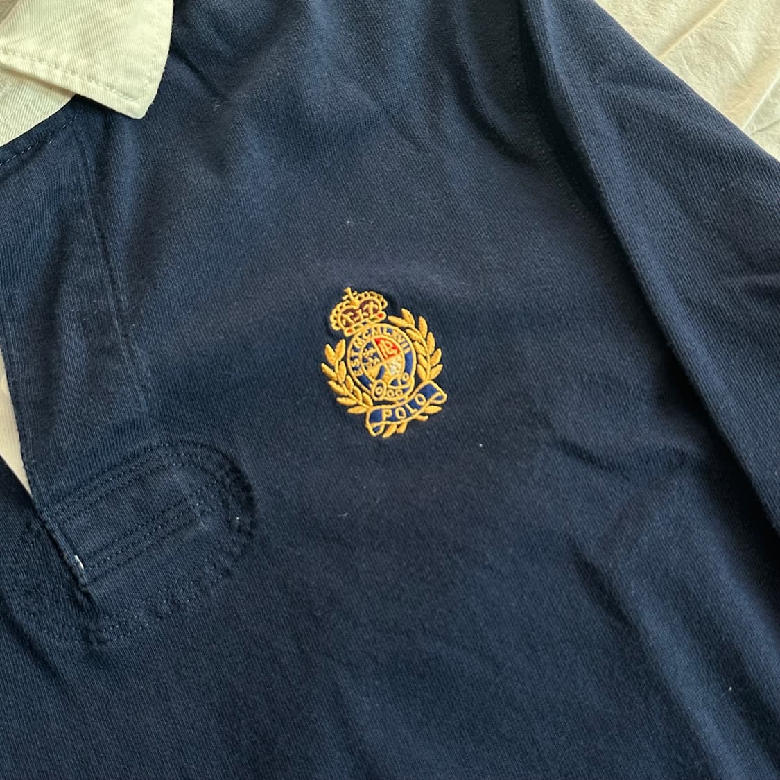 폴로 랄프로렌 네이비 럭비티 상품이미지2