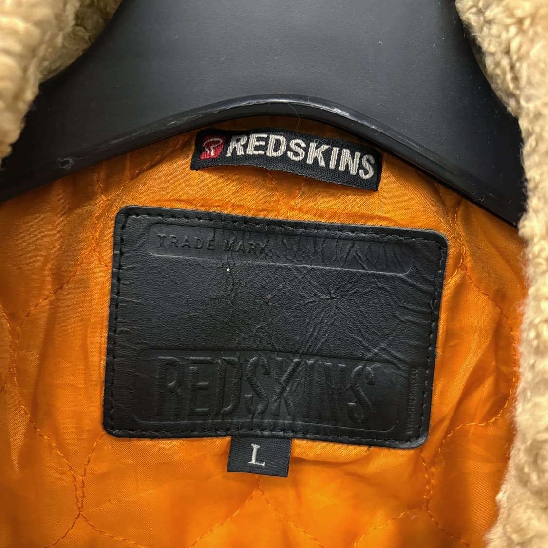 90s 레드스킨 나일론쉘 B-15 플라이트 자켓 윈드플랩 쉐르파 N613 상품이미지10