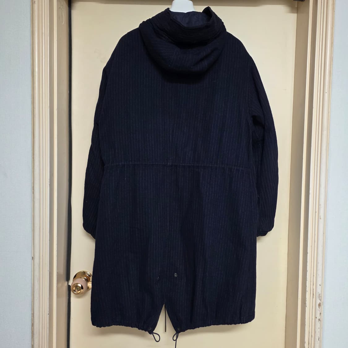 [M] 이스트로그 울 피쉬테일 파카 네이비스트라이프 상품이미지8