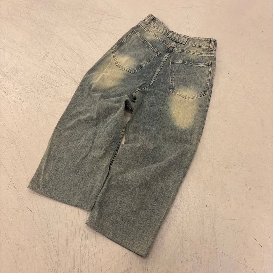 메종미네드 워싱 와이드 데님 팬츠 상품이미지3