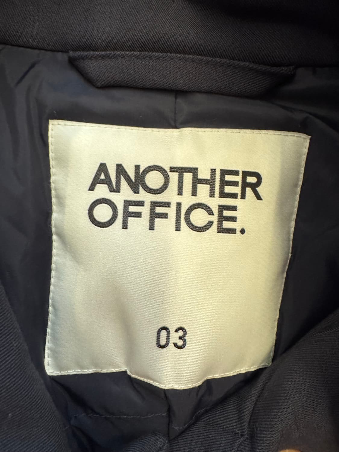 어나더 오피스 구스다운 롱 코트 새상품 처분  상품이미지4