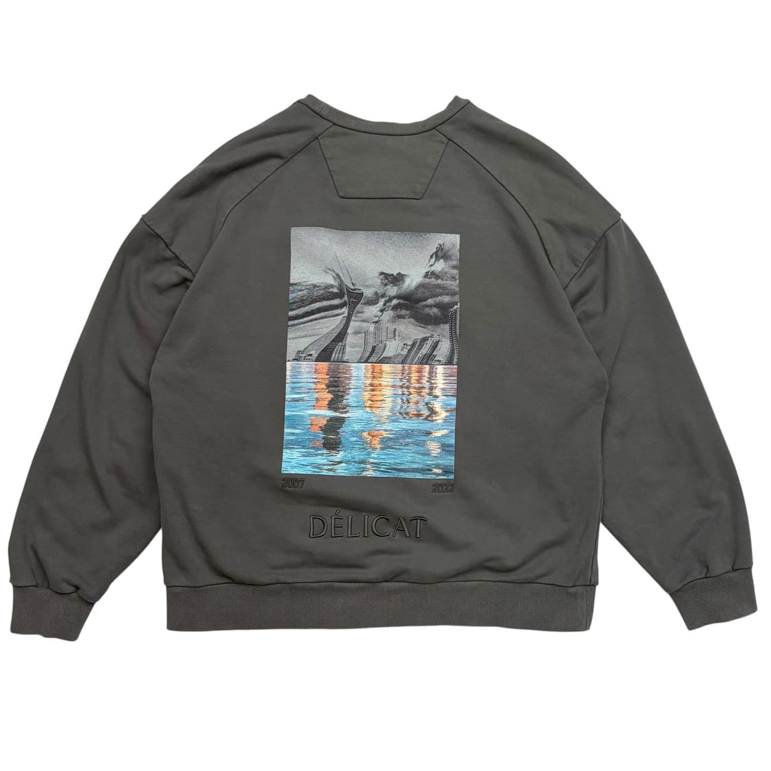 준지 데칼 백 프린팅 스웻셔츠 S 상품이미지1