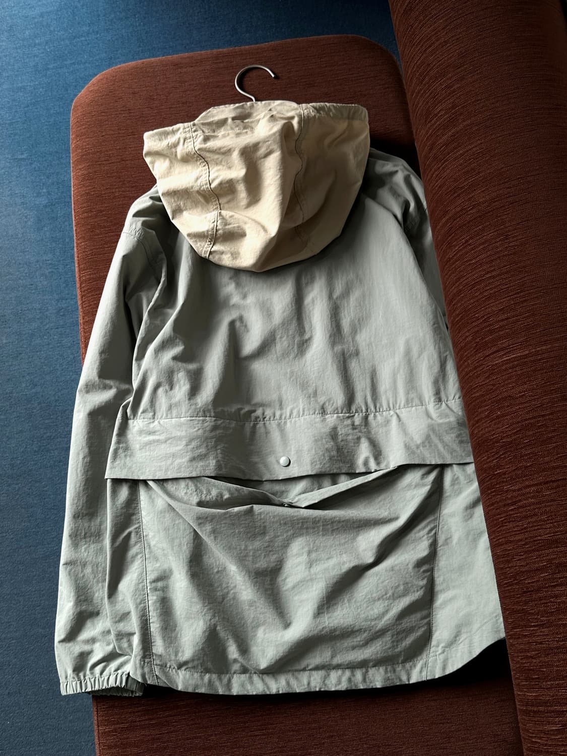Light shell washed nylon packable parka 상품이미지4